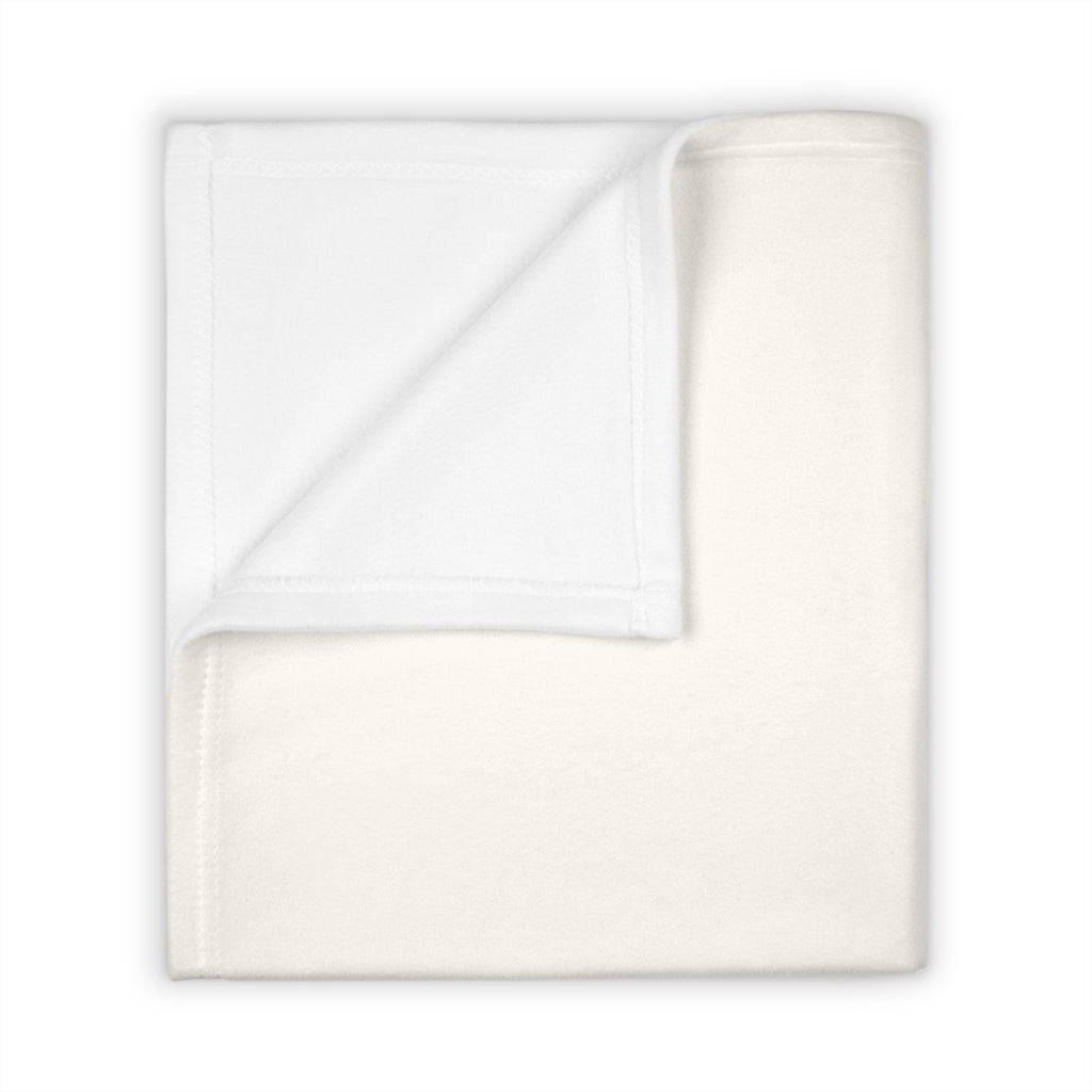 Lightweight Throw Blanket - Ivory + Navy