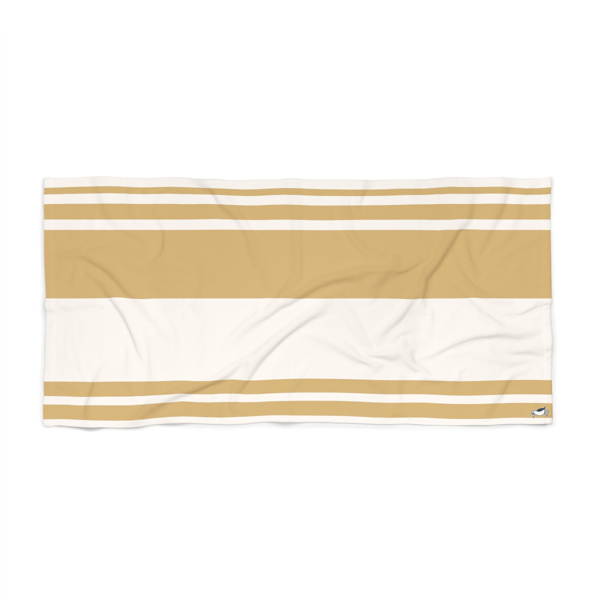 The Harbor Beach Towel - Golden Sands + Ivory